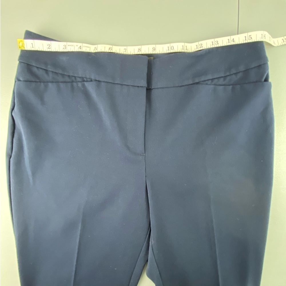 Ann Taylor Factory Navy Blue Trouser Pants Women's Size 8 - Picture 6 of 14